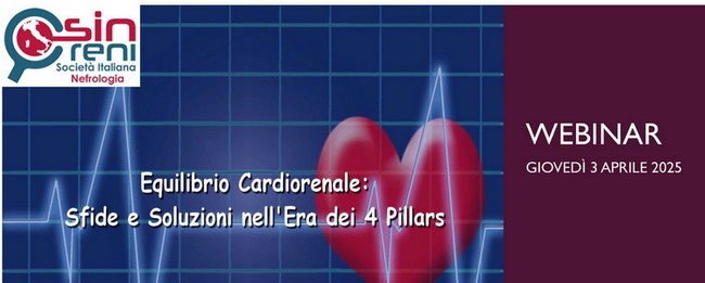 Equilibrio Cardiorenale: Sfide e Soluzioni nell’Era dei 4 Pillars – 3 Aprile 2025